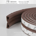 Soundproof Rubber Door Seal with 3m Adhesive Tape